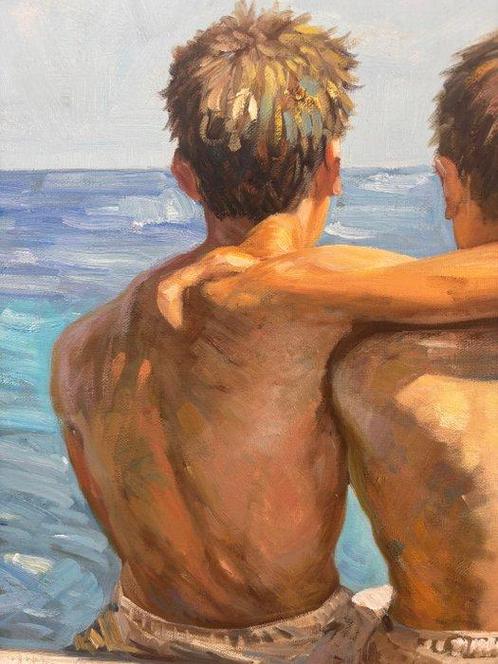 Alexy Berthelot - No limit confidence 4, Antiek en Kunst, Kunst | Schilderijen | Modern