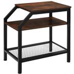 tectake Bijzettafel Plymouth 36,5x58,5x59,5cm - Industrieel, Huis en Inrichting, Tafels | Bijzettafels, Verzenden, Nieuw