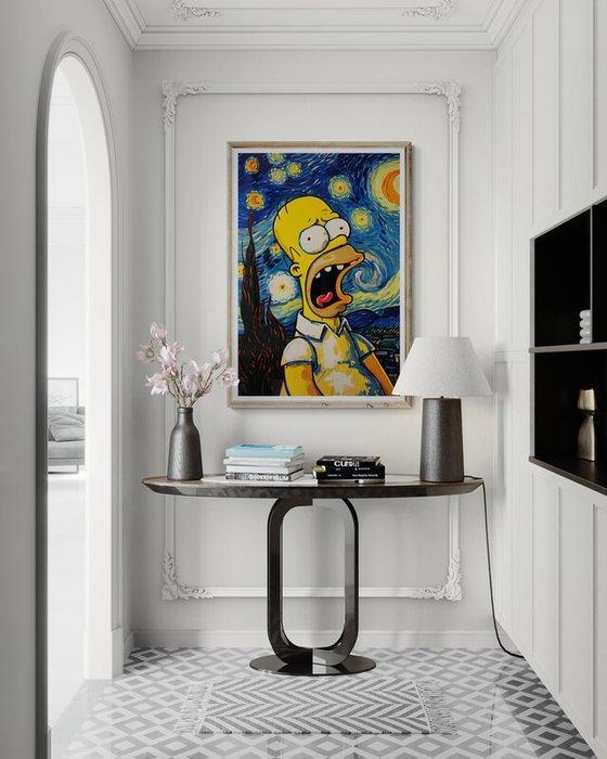 CREATIVE_HUB - The Homer starry night from the game Simpson, Cd's en Dvd's, Dvd's | Tekenfilms en Animatie