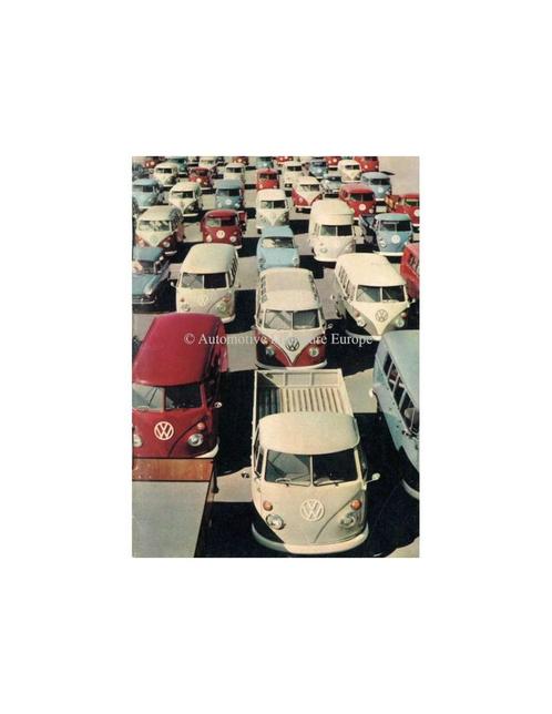 1963 VOLKSWAGEN TRANSPORTER BROCHURE NEDERLANDS, Livres, Autos | Brochures & Magazines
