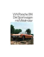 1970 VW-PORSCHE 914 BROCHURE DUITS, Livres, Autos | Brochures & Magazines, Ophalen of Verzenden