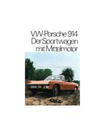 1970 VW-PORSCHE 914 BROCHURE DUITS, Boeken, Ophalen of Verzenden, Nieuw