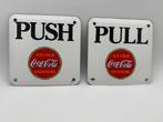 Coca-Cola - Plaques de porte Coca-Cola PUSH PULL - Enseigne