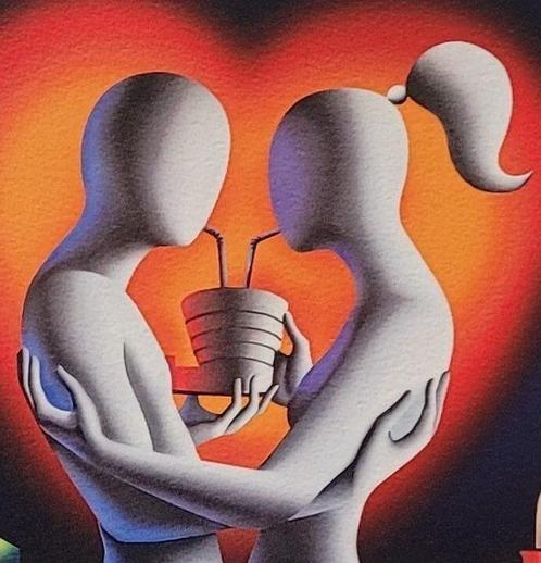 Mark Kostabi (1960) - Metropolitan Passion, Antiek en Kunst, Antiek | Overige Antiek
