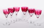 Schitterend lot van 6 antieke kristallen Val Saint Lambert