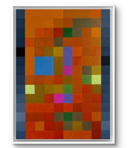 Darija Dolanski Majdak (1965) - Pixel No.20 Retro 3D : Pop, Antiek en Kunst, Kunst | Schilderijen | Modern