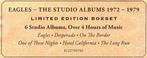 Eagles - The Studio Albums 1972-1979 / The Best From The, Cd's en Dvd's, Nieuw in verpakking