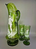 Mary Greory - Service à boisson - Verre, Antiek en Kunst