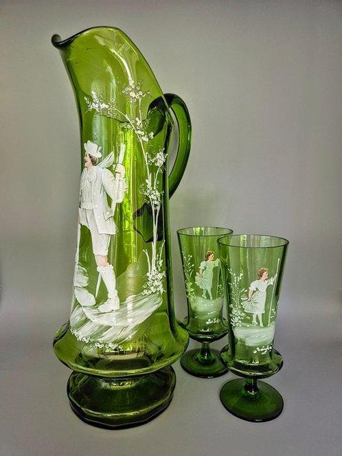 Mary Greory - Service à boisson - Verre, Antiek en Kunst, Antiek | Glaswerk en Kristal