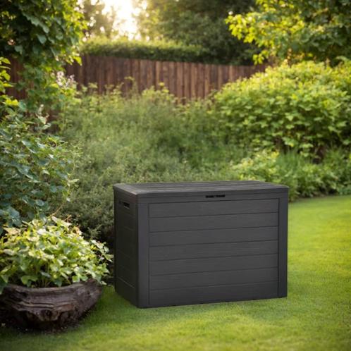 vidaXL Tuinbox 78x44x55 cm antraciet, Tuin en Terras, Bergingen en Tuinkasten, Nieuw, Verzenden