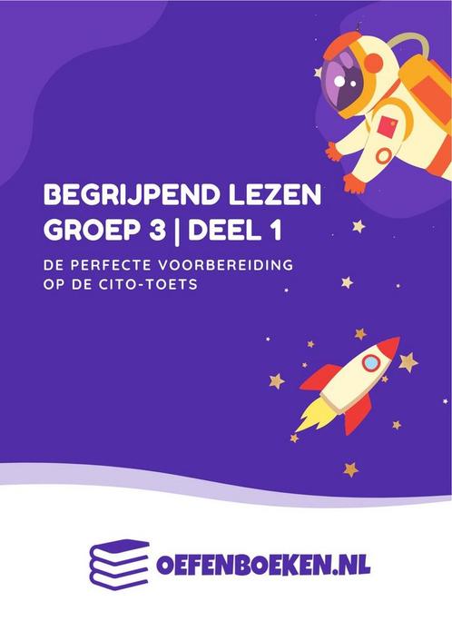 Begrijpend Lezen Groep 3 - Cito - Oefenen - Oefenboeken.nl, Livres, Livres scolaires, Envoi