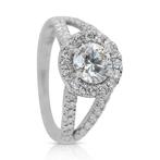 Ring - 18 karaat Witgoud - 2.06ct. tw. Diamant (Natuurlijk), Nieuw