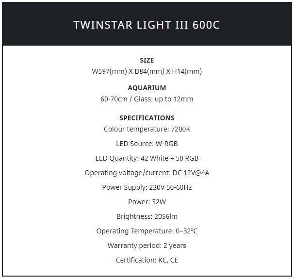 Twinstar verlichting New C-line III + gratis dimmer, Dieren en Toebehoren, Vissen | Aquaria en Toebehoren, Nieuw, Verzenden