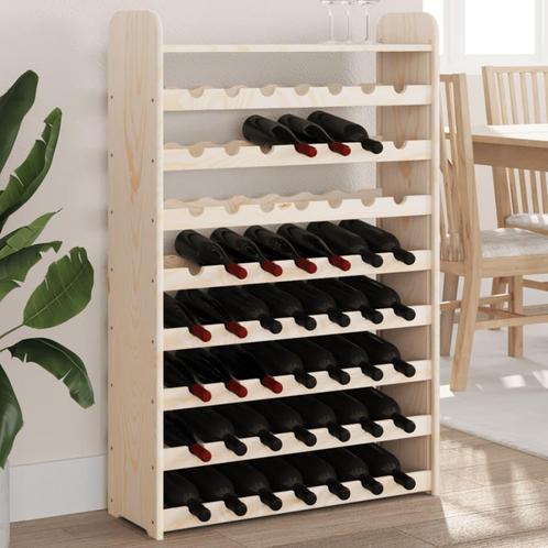 vidaXL Casier à vin avec panneau supérieur bois de pin, Maison & Meubles, Accessoires pour la Maison | Porte-bouteilles, Neuf