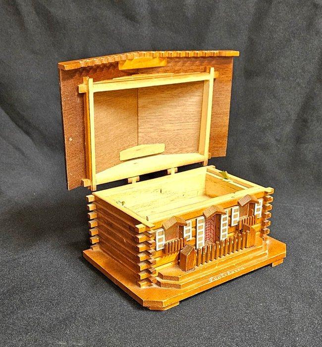 Sieradendoos - Hout - Handgemaakt, Antiek en Kunst, Curiosa en Brocante