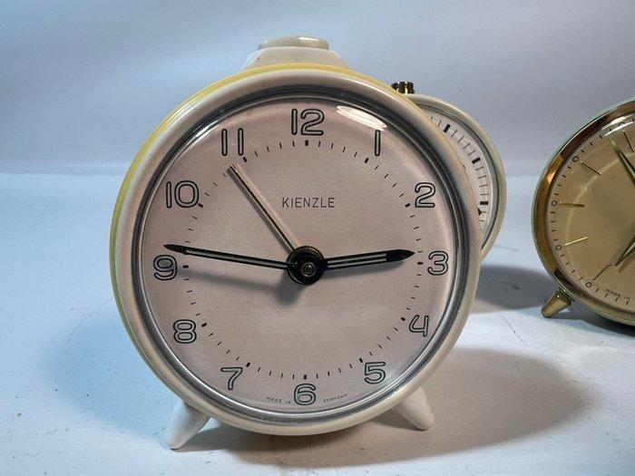 Wekker (3) - Kinzle-Junghans-Manthe - Antiek Messing,, Antiek en Kunst, Curiosa en Brocante