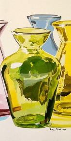 Antonio Perotti - Still Life Vasi in vetro