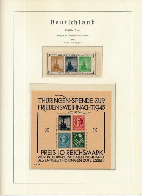 Zone doccupation soviétique 1945/1949 - Collection de, Postzegels en Munten, Postzegels | Europa | Duitsland