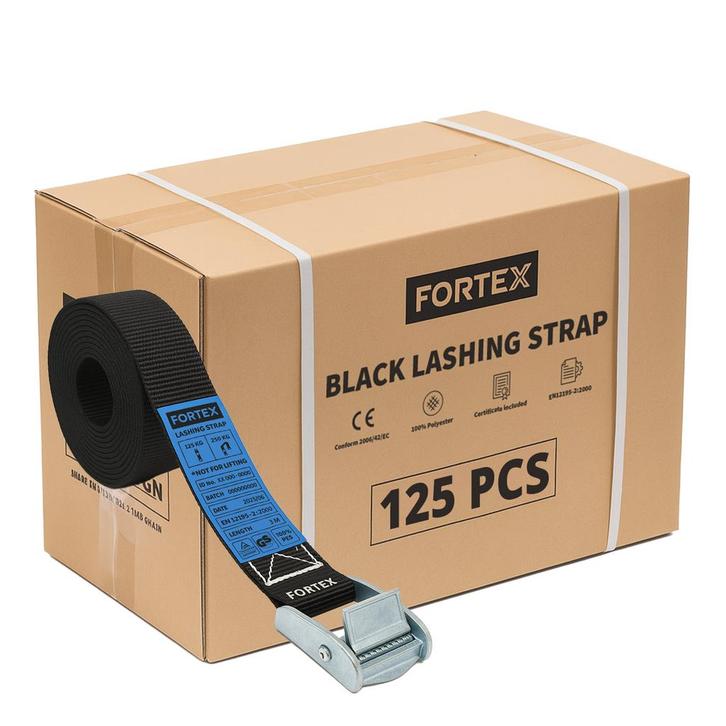 125x FORTEX spanband met gesp – 25mm breed - 125/250daN - 5, Muziek en Instrumenten, Licht en Laser, Verzenden