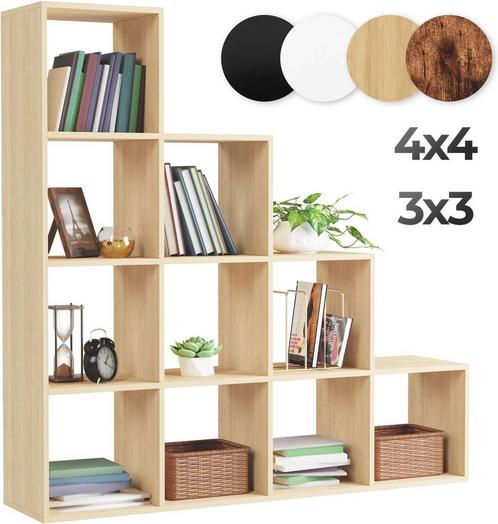 Miadomodo Vakkenkast - Kubus Kast - Boekenkast - Trapsgewijs, Huis en Inrichting, Overige Huis en Inrichting, Verzenden
