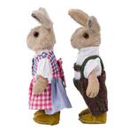 Steiff: haas pop jongen en meisje, 1935-1937 - Pluche dier -, Antiek en Kunst