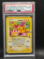1 Graded card - Pokemon Birthday Pikachu PSA 10 GEM MINT -, Nieuw