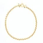 Collier - 14 carats Or jaune - Saffier, Nieuw