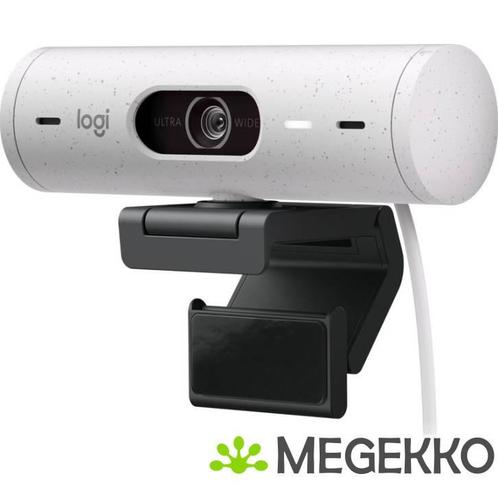 Logitech Brio 500 webcam 4 MP 1920 x 1080 Pixels USB-C Wit, Computers en Software, Webcams, Nieuw, Verzenden