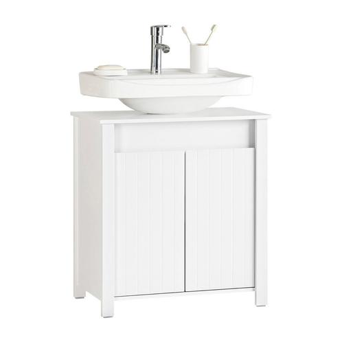 Tweedekans | SoBuy Wastafel Onderkast - 2 deurs - 60 x 34 x, Huis en Inrichting, Badkamer | Badkamermeubels, Ophalen of Verzenden