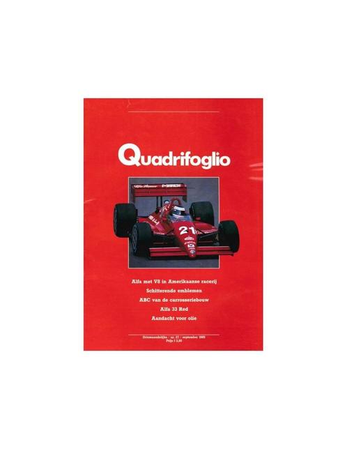 1989 ALFA ROMEO QUADRIFOGLIO MAGAZINE 27 NEDERLANDS, Boeken, Auto's | Folders en Tijdschriften