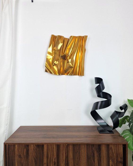 José Soler Art - Steel Silk. Orange Soft (Wall Sculpture), Antiek en Kunst, Kunst | Designobjecten