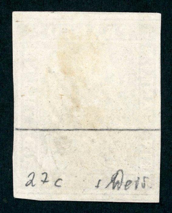 Zwitserland 1855 - Zwitserland II. Berner Druck - 1 Fr, Postzegels en Munten, Postzegels | Europa | België