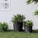 vidaXL Plantenbak uitneembare bak rattan-look 35/37,5 L PP, Tuin en Terras, Verzenden, Nieuw