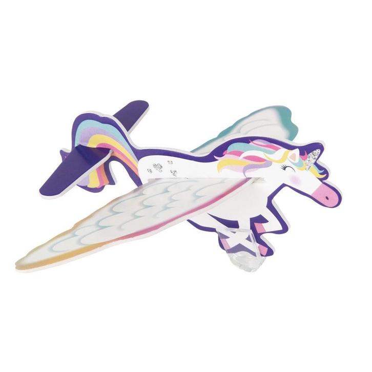 Uitdeelcadeautjes Unicorn Zweefvliegtuig 8st, Hobby en Vrije tijd, Feestartikelen, Nieuw, Verzenden