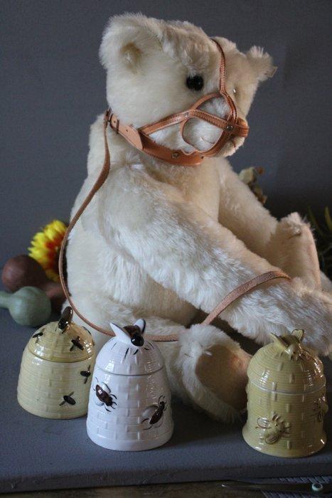 Steiff: muilkorf teddybeer 60 cm (!), zeldzaam alleen voor, Antiek en Kunst, Antiek | Speelgoed