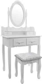 Make-up tafel 75cm | Wit | Laatste Stuks!, Ophalen of Verzenden, Bureau