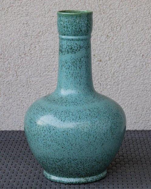 Vase - Grès - Chine - Dynastie Qing (1644–1911) - Glaçure à, Antiek en Kunst, Antiek | Overige Antiek