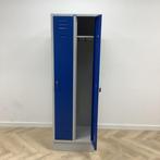 Tweedehands Garderobe/lockerkast 2 deurs, met hang en leg, Gebruikt, Metaal