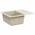 vidaXL Wasbak Beige 560 x 460 mm 80% Kwarts en 20% Hars, Verzenden