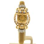 Swiss Genève Bracelet/Cocktail Watch; 18k. Gouden dames.., Handtassen en Accessoires, Armbanden, Goud, Goud, Ophalen of Verzenden