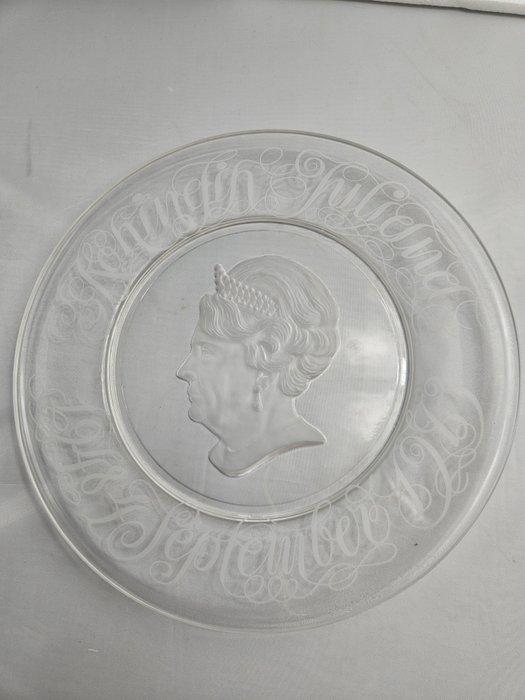 Royal Leerdam - D. den Ottelander - Bord - Kristal, Antiek en Kunst, Antiek | Glaswerk en Kristal