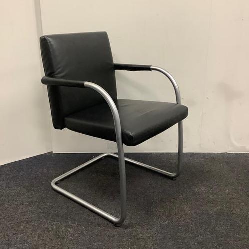 Tweedehands vitra Visasoft Visavis vergaderstoelen, zwart, Huis en Inrichting, Stoelen, Zwart, Gebruikt, Eén
