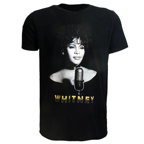 Whitney Houston Photo T-Shirt Zwart - Officiële Merchandise, Kleding | Heren, T-shirts