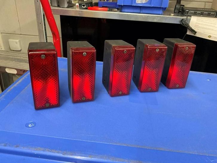 Veiling: Partij achter/mist/breedtelamp Hella 5stuks, Jardin & Terrasse, Tondeuses autoportées, Enlèvement