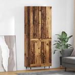 vidaXL Highboard Oud Hout 69,5 x 34 x 180 cm Bewerkt hout, Huis en Inrichting, Verzenden, Nieuw