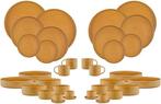 2dekans | SCANDI Compleet Servies - 36 stuks - Oker, Huis en Inrichting, Ophalen of Verzenden, Nieuw