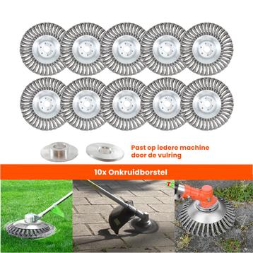 Set van 10 Stuks ! Universele Onkruidborstel – 15 CM –