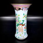 Mór Fischer - Herend - Trumpet Vase (17 cm) - Paon de, Antiquités & Art