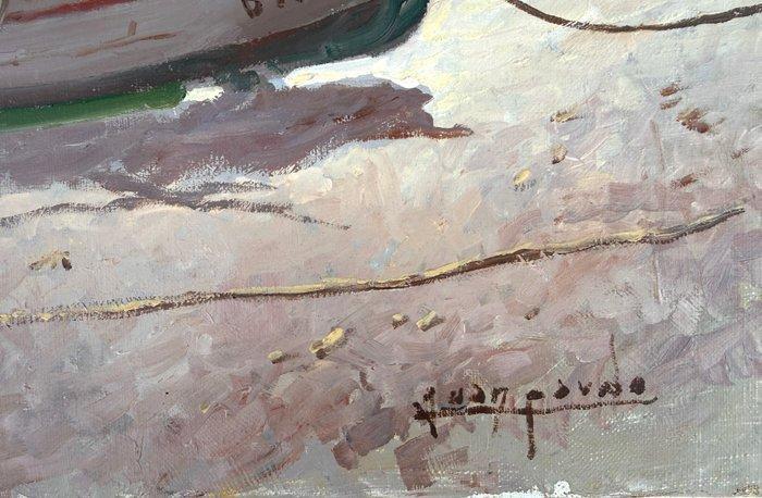 Juan Pardo Forteza (1924-2007) - Puerto de Cadaqués con, Antiek en Kunst, Kunst | Schilderijen | Klassiek