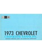 1973 CHEVROLET MONTE CARLO INSTRUCTIEBOEKJE ENGELS (USA), Auto diversen, Handleidingen en Instructieboekjes